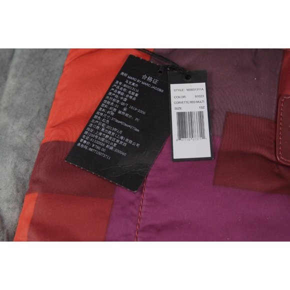 Marc By Marc Jacobs Corvette Red Multi-Color 13" Zippered Laptop Case Sleeve ANB - Picture 4 of 12